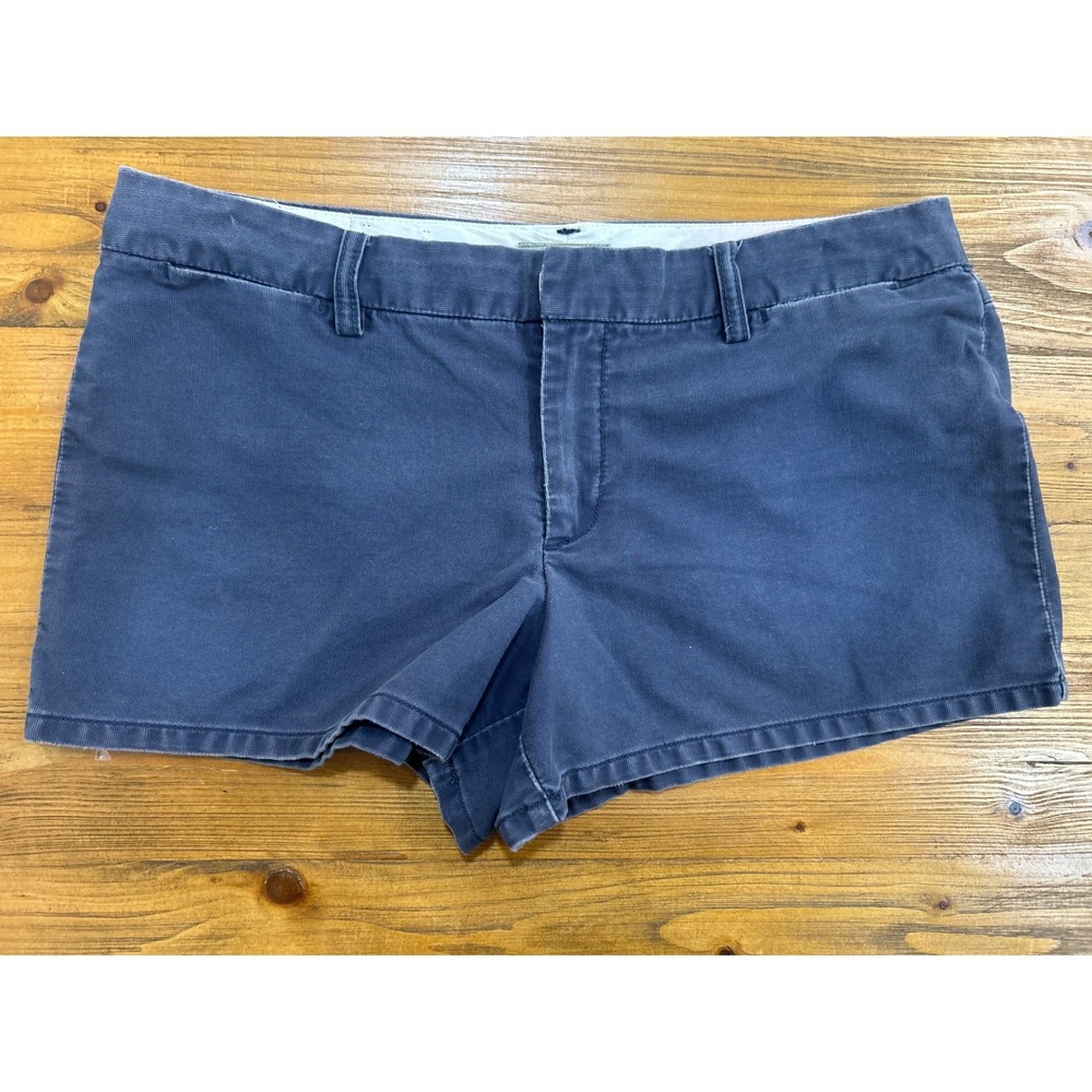 Vintage American Eagle Outfitters Navy Chino Shorts Size 8 Y2K Cotton Casual